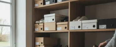 ranger chaussures leur boite origine